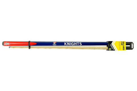 NRL Two Piece Pool Snooker Billiards Cue 57 Inch - Newcastle Knights