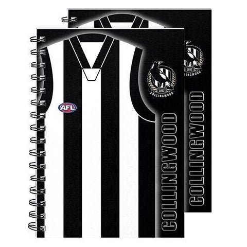 AFL Notebook Pad - Set Of Two - Collingwood Magpies - Rugby League