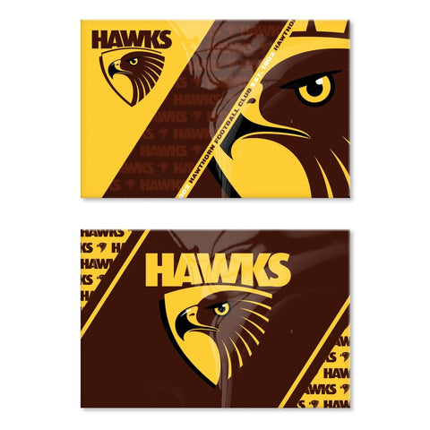 AFL Magnet Set of 2 - Hawthorn Hawks - Set of Two Magnets