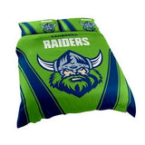 NRL Doona Quilt Cover With Pillow Case - Canberra Raiders - All Sizes