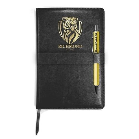 AFL Notebook & Pen Set - Richmond Tigers - A5 60 Page Pad