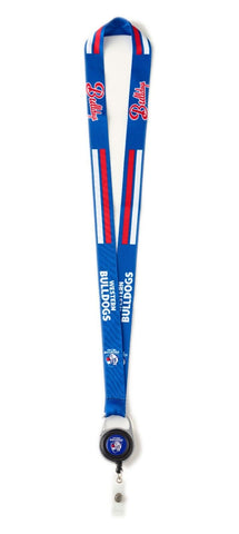 AFL Lanyard with Retractable ID Clip - Western Bulldogs - TROFE