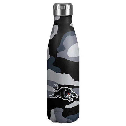 NRL Stainless Steel Wrap Water Bottle - Penrith Panthers - 500mL