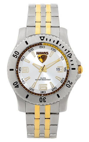 AFL Legends Watch - Hawthorn Hawks - Stainless Steel Band - Box incl.