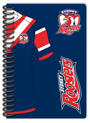 NRL Notebook Pad - Set Of Two - Sydney Roosters - Rugby League