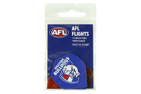 AFL Replacement Dart Flights Set Of 3 - Western Bulldogs - Darts