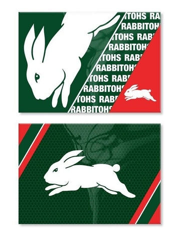 NRL Magnet Set of 2 - South Sydney Rabbitohs - Set of Two Magnets
