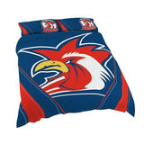 NRL Doona Quilt Cover With Pillow Case - Sydney Roosters - All Sizes