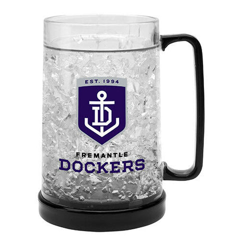 AFL Freeze Mug - Fremantle Dockers -   - 375ML - Gel Freeze Mug Cup