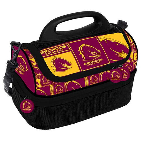 NRL Lunch Cooler Bag - Brisbane Broncos - Insulated Cooler - Lunch Box