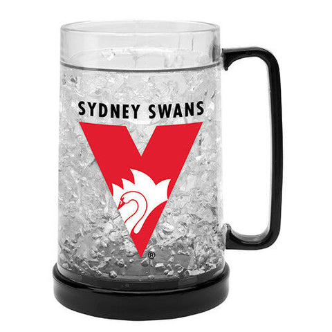 AFL Freeze Mug - Sydney Swans -   - 375ML - Gel Freeze Mug Cup