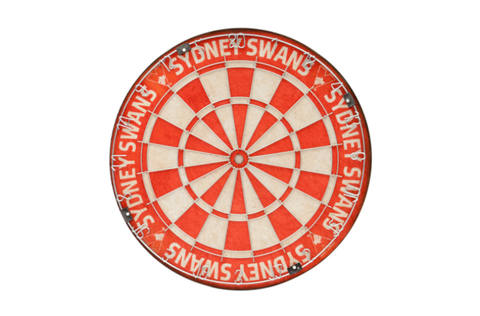 AFL Competition Size Dart Board - Sydney Swans - Dartboard