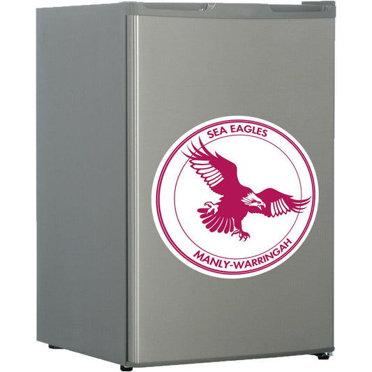 NRL Heritage Fridge Decal - Manly Sea Eagles -Team Logo Sticker - 470x470mm