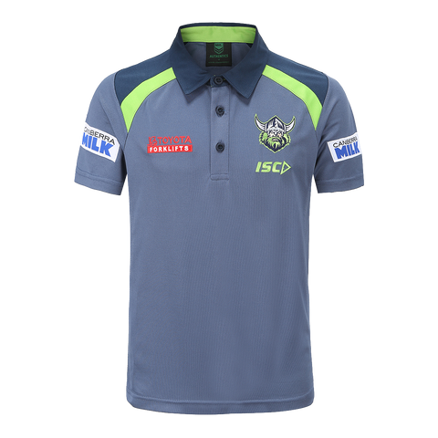 NRL 2022 Media Polo - Canberra Raiders - YOUTH - Kids - Rugby League - ISC