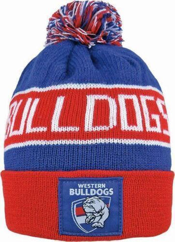 AFL Bar Beanie - Western Bulldogs - Winter Hat