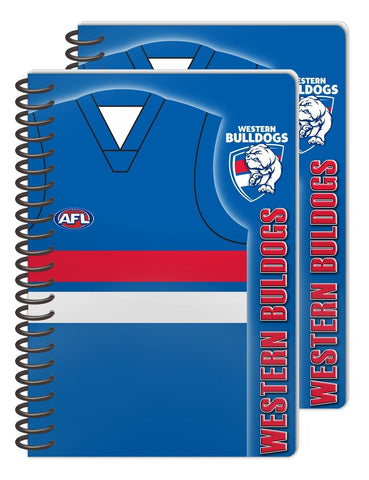 AFL Notebook Pad - Set Of Two - Western Bulldogs - Rugby League