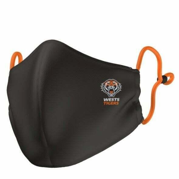 NRL Face Mask - Tigers - Reversible - Washable - Adult Large