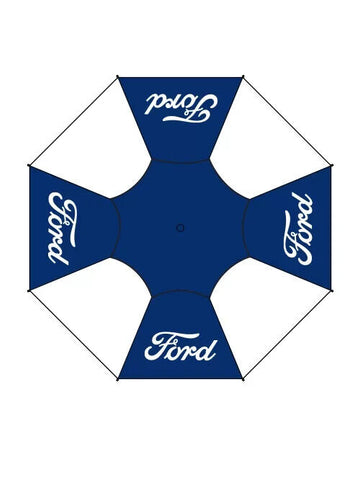 FORD Logo Panel Umbrella - Golf Size - 8 Panel