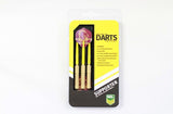 NRL Brisbane Broncos Darts - Set Of 3 With Carry Case - 24 Gram Dart - Brass