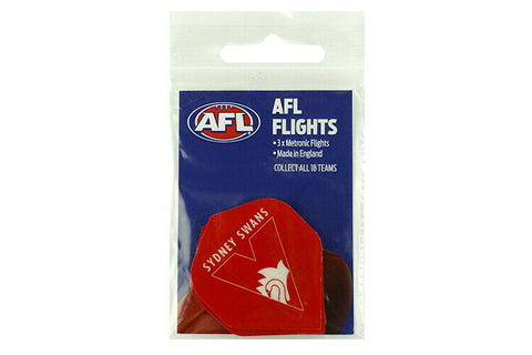 AFL Replacement Dart Flights Set Of 3 - Sydney Swans  - Darts