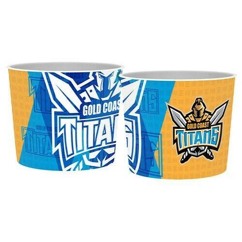 NRL Lenticular Snack Food Bowl - Gold Coast Titans - Movie Snack Bowl