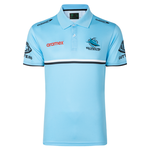 NRL 2023 Players Polo - Cronulla Sharks - Rugby League - CLASSIC