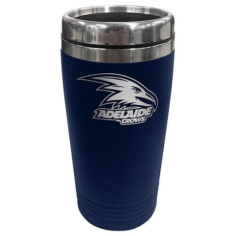 AFL Coffee Travel Mug - Adelaide Crows - Thermal Drink Cup With Lid