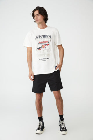 NRL Mens Retro Print Tee Shirt -  Sydney Roosters - T-Shirt - Adult