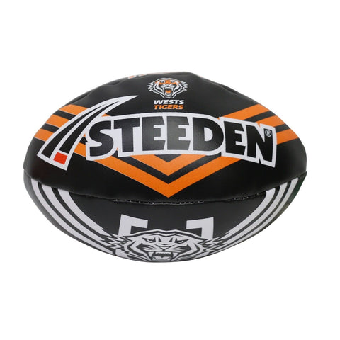 NRL 2023 6 Inch Supporter Sponge Football - West Tigers - Ball