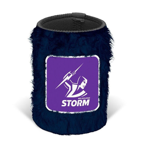 NRL Fluffy Stubby Cooler - Melbourne Storm - Can Holder