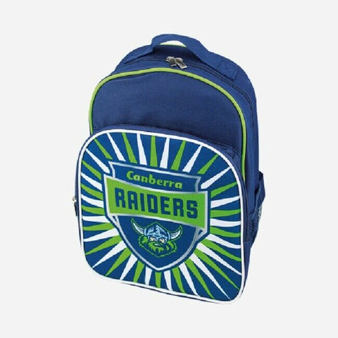 NRL Shield Backpack - Canberra Raiders - Kids Bag - School Back Pack