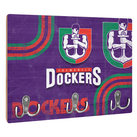 AFL Heritage Key Rack - Fremantle Dockers - Gift - Retro