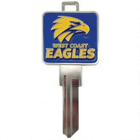 AFL 3D House Key - West Coast Eagles - LW4 Blank Metal Badge Keys