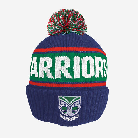 NRL Striker Beanie - New Zealand Warriors - Warm - Winter Hat - Adult
