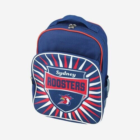 NRL Shield Backpack - Sydney Roosters - Kids Bag - School Back Pack