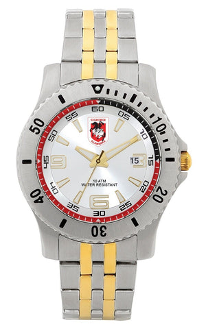 NRL Legends Watch - St George Illawarra Dragons - Stainless Steel Band -Box incl