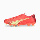 PUMA ULTRA PLAY FG/AG Football Boots - Fiery Coral/Fizzy Light - Mens - Shoe