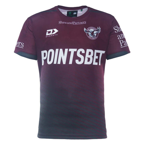 NRL 2023 Training Tee - Manly Sea Eagles - Adult - Rugby League T-Shirt  DYNASTY