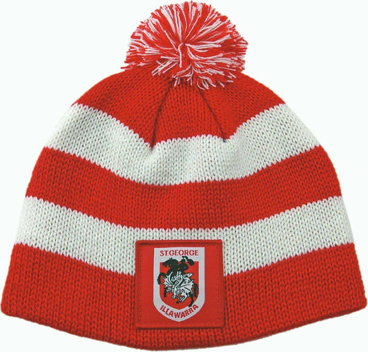 NRL Infant Beanie - St George Illawarra Dragons - Warm - Winter Hat - Kids