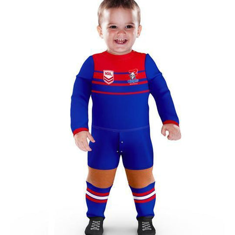 NRL Footy Suit Body Suit - Newcastle Knights -  Baby Toddler Infant