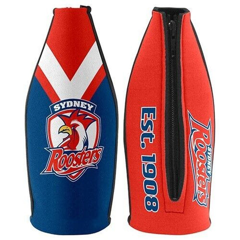 NRL Tallie Stubby Cooler - Sydney Roosters - Tally - Drink Cooler - Zipper