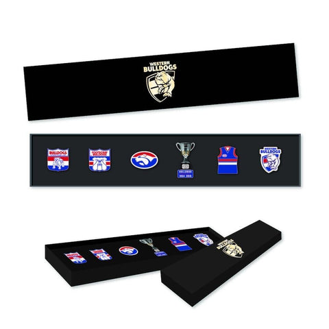 AFL Evolution Pin Set - History Logos - Western Bulldogs