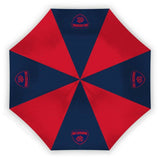 AFL Compact Umbrella - Melbourne Demons - Rain - Glovebox - 60cm Length W17cm