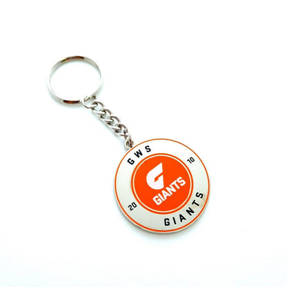 AFL Round Key Ring - GWS Giants - Keyring - Aussie Rules - TROFE