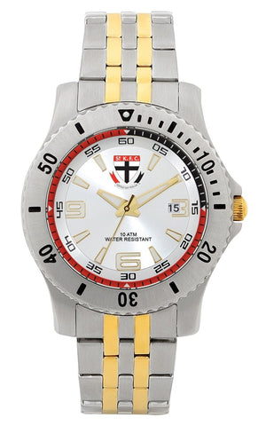 AFL Legends Watch - St Kilda Saints - Stainless Steel Band - Box incl.