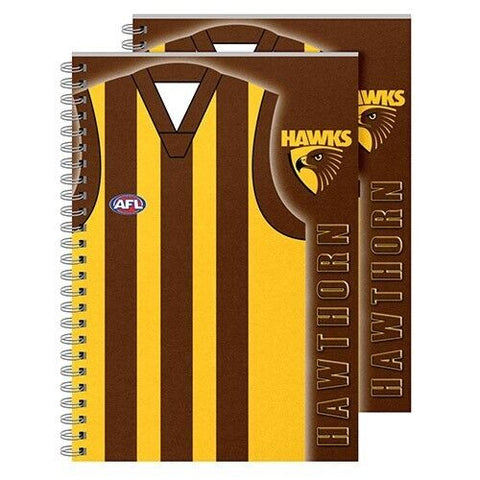 AFL Notebook Pad - Set Of Two - Hawthorn Hawks - Rugby League