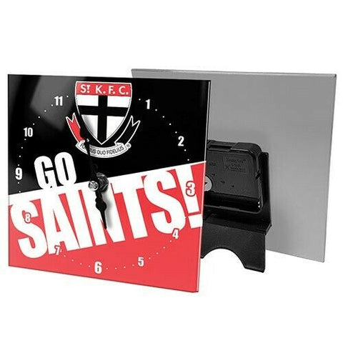 AFL Desk Clock  - St Kilda Saints - Gift Box - Football