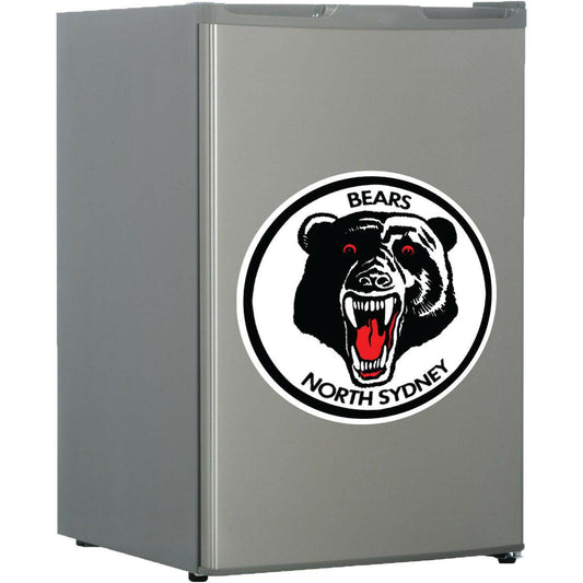NRL Heritage Fridge Decal - North Sydney Bears - Team Logo Sticker - 470x466mm