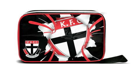 AFL Lunch Cooler Bag Box - St Kilda Saints -  300mm x 175mm x 65mm