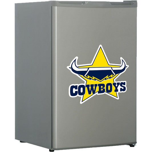 NRL Fridge Decal - North Queensland Cowboys - Team Logo Sticker - 456x478mm